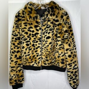 Cheetah fur jacket